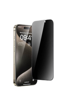 Apple iPhone 15 Pro Max Uyumlu Privacy Hayalet Tam Kaplayan Ekran Koruyucu