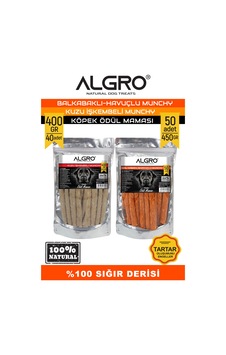 Algro Balkabaklı & Havuçlu 450 G + İşkembeli Munchy Set Sığır Derisi Köpek Ödülü 400 G Algro Balkabaklı & Havuçlu 450 G + İşkembeli Munchy Set Sığır Derisi Köpek Ödülü 400 G