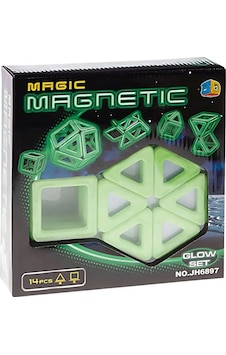 Magic Magnetic 14 Parça Karanlıkta Parlayan Mıknatıslı Şekiller Magic Magnetic 14 Parça Karanlıkta Parlayan Mıknatıslı Şekiller