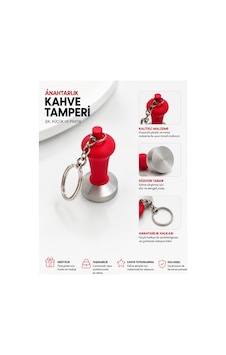 Barista Tamper Anahtarlık 3d Baskı 1.kalite Diğer