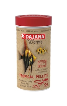 Dajana Worms Tropical Pellets Soft 100 Ml 50 Gr Dajana Worms Tropical Pellets Soft 100 Ml 50 Gr
