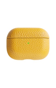 Piili Apple Uyumlu AirPods Pro 2 Leather Case Kulaklık Kılıfı Sarı Piili Apple Uyumlu AirPods Pro 2 Leather Case Kulaklık Kılıfı Sarı