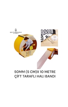 Çift Taraflı Kaydırmaz Halı Bandı İnce 5cmx10 Metre Diğer Çift Taraflı Kaydırmaz Halı Bandı İnce 5cmx10 Metre Diğer