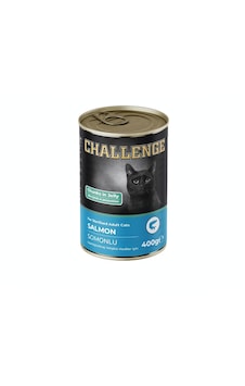 Challenge Somonlu Kısır Kedi Yaş Mama 400gr Challenge Somonlu Kısır Kedi Yaş Mama 400gr