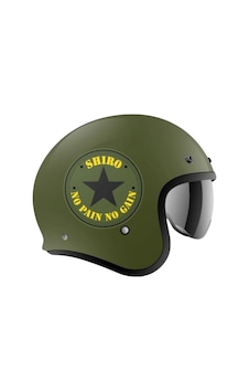 Shiro Jc. Dallas Retrpain Açık Kask Haki Shiro Jc. Dallas Retrpain Açık Kask Haki
