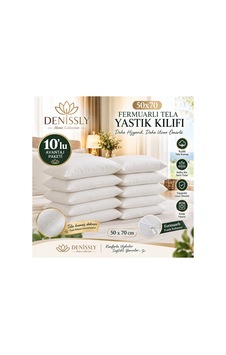 50x70 Yastık Kılıfı Fermuarlı Tela Yastık Kılıfı 10 Lu Beyaz Beyaz 50x70 Yastık Kılıfı Fermuarlı Tela Yastık Kılıfı 10 Lu Beyaz Beyaz