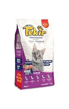 Tekir Yetişkin Kedi Maması Gurme 10+2kg 103 Ivory Tekir Yetişkin Kedi Maması Gurme 10+2kg 103 Ivory