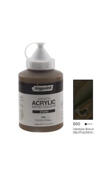 Bigpoint Akrilik Boya 500 Ml Vandayke Brown 690 N11.2108 Bigpoint Akrilik Boya 500 Ml Vandayke Brown 690 N11.2108