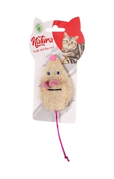Natura PTC-050 15 CM Doğal Sünger Fare Kedi Oyuncağı Natura PTC-050 15 CM Doğal Sünger Fare Kedi Oyuncağı