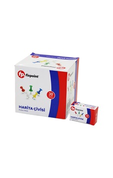 Diyarı Fırsat P-2459 Renkli Harita Çivisi 20 Adet 30'lu Paket Diyarı Fırsat P-2459 Renkli Harita Çivisi 20 Adet 30'lu Paket