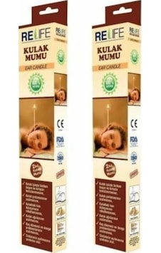 Relife Kulak Temizleme Mumu Çubuğu 2 Kutu 4 Çubuk Relife Kulak Temizleme Mumu Çubuğu 2 Kutu 4 Çubuk