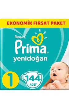 Prima Pampers Aktif Bebek Bezi 1 Numara Yenidoğan Ekonomik Fırsat Paketi 144 Adet Prima Pampers Aktif Bebek Bezi 1 Numara Yenidoğan Ekonomik Fırsat Paketi 144 Adet