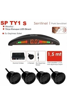 Park Sensörü Türkçe Konuşan Led Ekranlı Siyah Park Sensörü Türkçe Konuşan Led Ekranlı Siyah