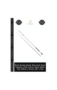 Özel Üretim Kamp Olta Açık Hava Captain 1345 Lancer Rock Game Fuji 228cm 2 Parça Lrf 1-7gr Standart Özel Üretim Kamp Olta Açık Hava Captain 1345 Lancer Rock Game Fuji 228cm 2 Parça Lrf 1-7gr Standart