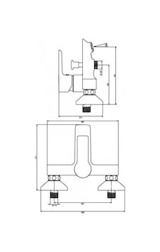 Nsk Alamera Pro N3031802 Banyo Bataryası Krom Gri Nsk Alamera Pro N3031802 Banyo Bataryası Krom Gri