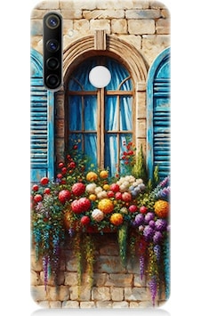 Realme 6i Uyumlu Pencereden Renkli Hayat Desenli Silikon Kılıf Çok Renkli Realme 6i Uyumlu Pencereden Renkli Hayat Desenli Silikon Kılıf Çok Renkli