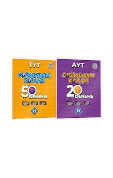 Coğrafyanın Kodları Tyt-ayt Coğrafya Çözümlü 50+20 Deneme Seti Kr Akademi Genel