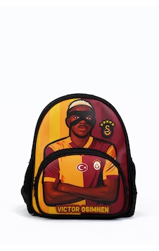 Galatasaray Lisanslı Victor Osimhen Figürlü Anaokulu Çantası - 2 Bölmeli Su İtici Kumaşlı Sırt Çantası Siyah Galatasaray Lisanslı Victor Osimhen Figürlü Anaokulu Çantası - 2 Bölmeli Su İtici Kumaşlı Sırt Çantası Siyah