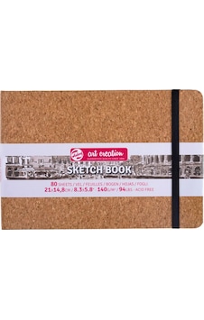 Talens Art Creation Cork Sketch Book Eskiz Defteri 140 Gr 21x14.8 Cm 80 Yaprak 9314055m