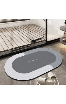 Şık Tasarım Sihirli Su Emici Banyo Labo Tuvalet Paspası Kaymaz Tabanlı Çok Renkli Şık Tasarım Sihirli Su Emici Banyo Labo Tuvalet Paspası Kaymaz Tabanlı Çok Renkli