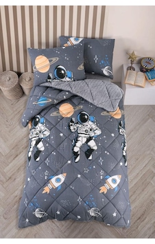 Astronot Wellsoft Jakarlı Genç Ve Çocuk Uyku Seti 3 Parça Çok Renkli