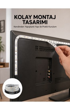 Uzaktan Kumandalı Led Tv Arka Işık Şeridi Yeni Nesil Çokrenkli