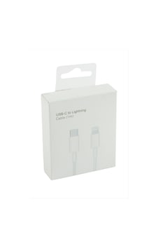 Apple iPhone Uyumlu Type C Lighting Data Şarj Kablosu 1 Metre Beyaz Apple iPhone Uyumlu Type C Lighting Data Şarj Kablosu 1 Metre Beyaz