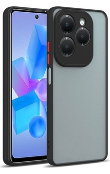İnfinix Hot 40i Kılıf Zore Hux Kapak Siyah