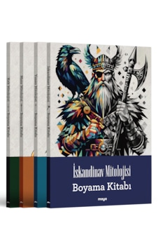 Maya Mitoloji Boyama Seti - 4 Kitap