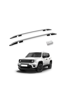 Turtle Jeep Renegade Bu 2015-2025 Tavan Çıtası Crown Gri