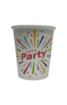 Parti Konseptli Tek Kullanımlık 7 Oz 100 Adet Karton Bardak 1 Parti Konseptli Tek Kullanımlık 7 Oz 100 Adet Karton Bardak 1
