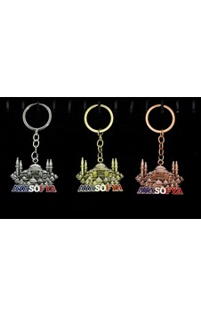 Metal Ayasofya Anahtarlık Alk2206 Altın Metal Ayasofya Anahtarlık Alk2206 Altın