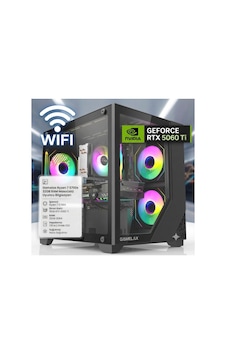 Gamelax Cber5700X R7 5700X 32 GB 1 TB M.2 NVME SSD 16 GB RTX5060 Ti Masaüstü Oyuncu Bilgisayarı