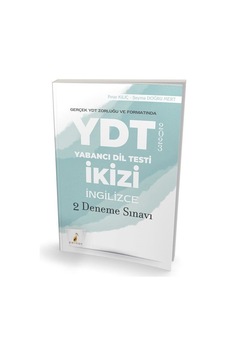 2023 YDT İkizi İngilizce 2 Deneme Sınavı - Pınar Kılıç - Pelikan Yayınları 2023 YDT İkizi İngilizce 2 Deneme Sınavı - Pınar Kılıç - Pelikan Yayınları