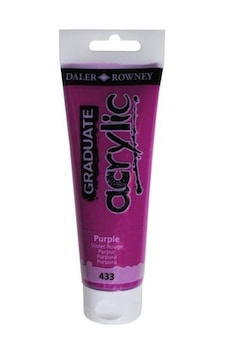 Daler Rowney 433 Graduate Akrilik Boya Purple 120 ML Daler Rowney 433 Graduate Akrilik Boya Purple 120 ML