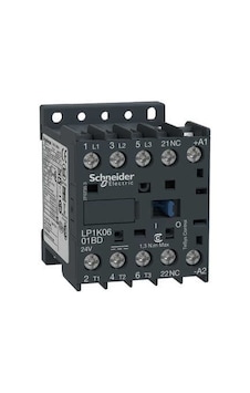 Lp1k0601bd-tesys K Kontaktör 3p 6a Ac3 24vdc 1nk Lp1k0601bd-tesys K Kontaktör 3p 6a Ac3 24vdc 1nk