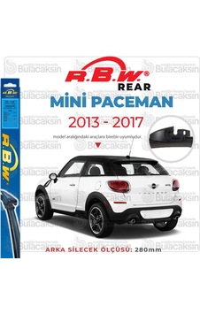 Rbw Arka Silecek Mini Paceman 2013-2017 İle Uyumlu