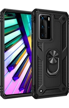 Huawei P40 Pro Kılıf Zore Vega Kapak Siyah