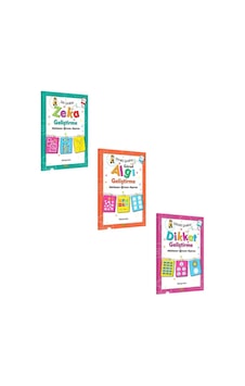 Zeka Geliştirme Dikkat Geliştirme Algı Geliştirme Seti 3 Kitap Kukla Yayınları Zeka Geliştirme Dikkat Geliştirme Algı Geliştirme Seti 3 Kitap Kukla Yayınları