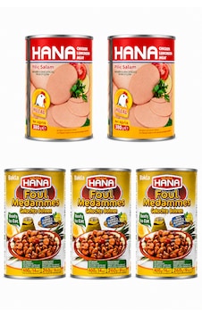 Tavuk Salam 380 Gr X2 + Kimyonlu Bakla Konservesi 400 Gr X3 Tavuk Salam 380 Gr X2 + Kimyonlu Bakla Konservesi 400 Gr X3
