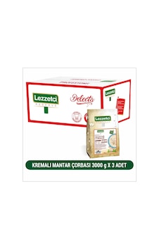 Lezzetçi Kremalı Çorbası 3 x 3 KG Lezzetçi Kremalı Çorbası 3 x 3 KG