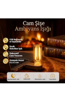 Büro Ev Ofis Dekoru İçin Cam Şişe Led Işıklı Masaüstü Gece Şişe Ambiyans Aydınlatması Diğer Büro Ev Ofis Dekoru İçin Cam Şişe Led Işıklı Masaüstü Gece Şişe Ambiyans Aydınlatması Diğer