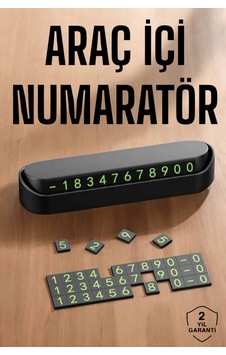 Araç İçi Numaratör Numaralık Torpido Üstü Açılır Kapanır Telefon Numaras - Hs08375327-9 Araç İçi Numaratör Numaralık Torpido Üstü Açılır Kapanır Telefon Numaras - Hs08375327-9