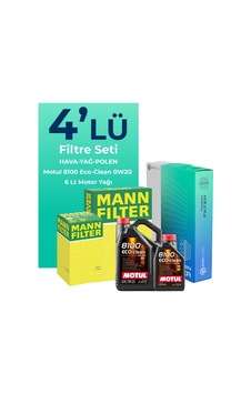 Mann Ford Kuga 1.5 Dizel Manuel Filtre Bakım Seti Motul Motor Yağlı (2019-2023) 4 Lü Mann Ford Kuga 1.5 Dizel Manuel Filtre Bakım Seti Motul Motor Yağlı (2019-2023) 4 Lü