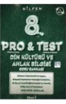 BilFen Yayınları 8. Sınıf Din Kültürü Pro Test Soru Bankası BilFen Yayınları 8. Sınıf Din Kültürü Pro Test Soru Bankası