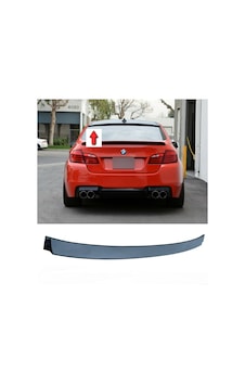 BMW F10 2011-2014 PARLAK SİYAH CAM ÜSTÜ SPOİLER SPOYLER