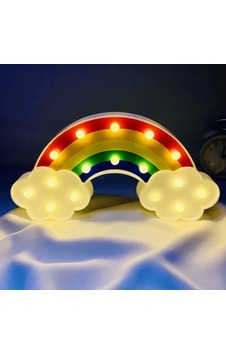 Led Işıklı Gökkuşağı Gece Lambası Çok Renkli 43801493 Led Işıklı Gökkuşağı Gece Lambası Çok Renkli 43801493