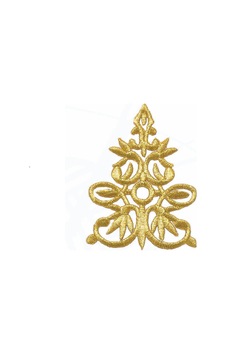 Ütü İle Yapışan Altın İşlemeli Motif Patch En:7cm Boy:9.5cm 1 Adet - 691682128 Ütü İle Yapışan Altın İşlemeli Motif Patch En:7cm Boy:9.5cm 1 Adet - 691682128