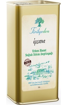 Tirilyeden Erken Hasat Soğuk Sıkım Zeytinyağı Teneke 5 L Tirilyeden Erken Hasat Soğuk Sıkım Zeytinyağı Teneke 5 L