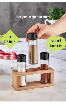 Lima 3lü Baharat Takımı Ahşap Stantlı Baharatlık Siyah Kapak Mtdlima3lübahh Lima 3lü Baharat Takımı Ahşap Stantlı Baharatlık Siyah Kapak Mtdlima3lübahh